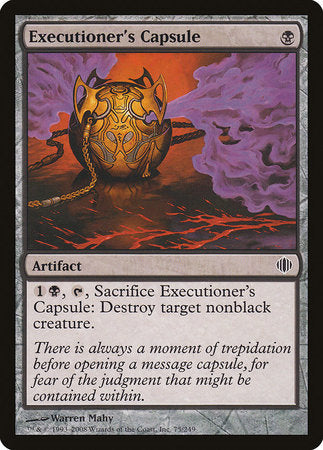 Executioner's Capsule [Shards of Alara] | Dumpster Cat Games