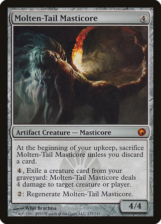 Molten-Tail Masticore [Scars of Mirrodin] | Dumpster Cat Games