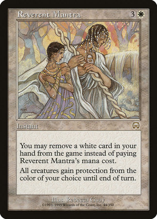 Reverent Mantra [Mercadian Masques] | Dumpster Cat Games