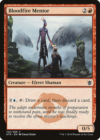 Bloodfire Mentor [Khans of Tarkir] | Dumpster Cat Games