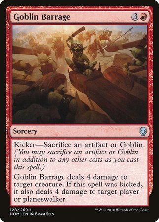 Goblin Barrage [Dominaria] | Dumpster Cat Games