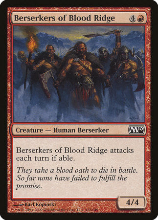 Berserkers of Blood Ridge [Magic 2010] | Dumpster Cat Games