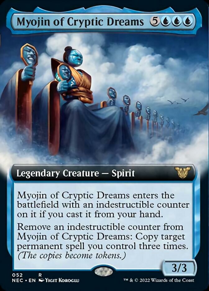 Myojin of Cryptic Dreams (Extended) [Kamigawa: Neon Dynasty Commander] | Dumpster Cat Games