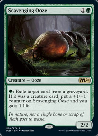 Scavenging Ooze [Core Set 2021] | Dumpster Cat Games