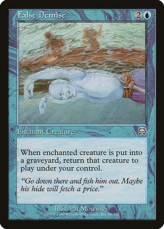 False Demise [Mercadian Masques] | Dumpster Cat Games