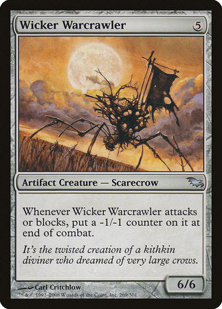 Wicker Warcrawler [Shadowmoor] | Dumpster Cat Games