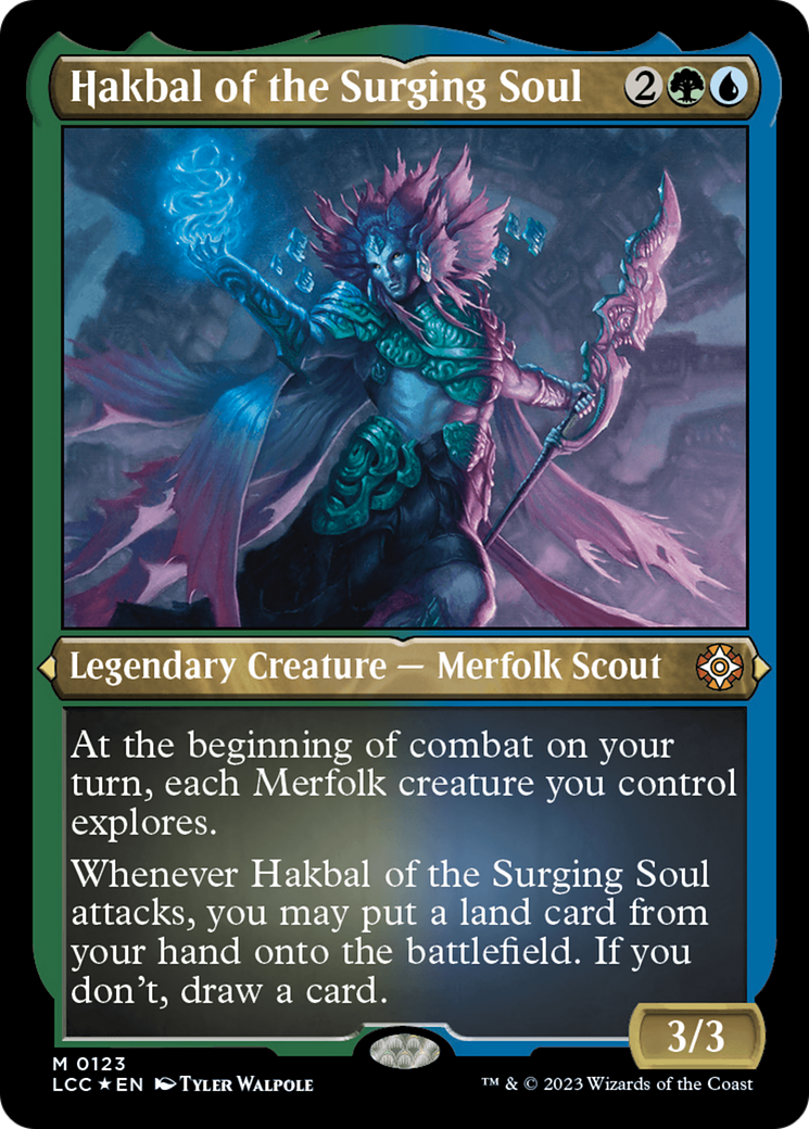Hakbal of the Surging Soul (Display Commander) [The Lost Caverns of Ixalan Commander] | Dumpster Cat Games