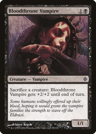 Bloodthrone Vampire [Rise of the Eldrazi] | Dumpster Cat Games