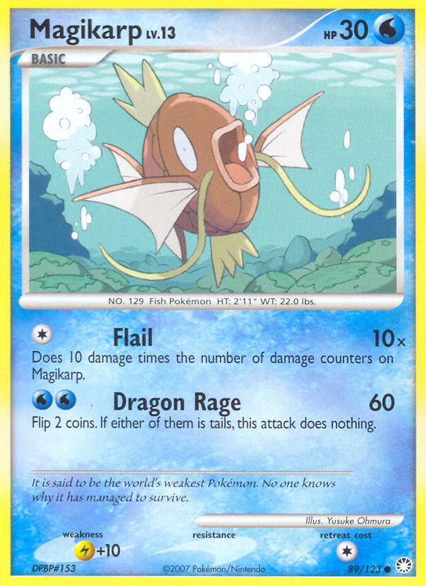 Magikarp (89/123) [Diamond & Pearl: Mysterious Treasures] | Dumpster Cat Games