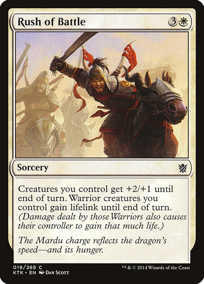 Rush of Battle [Khans of Tarkir] | Dumpster Cat Games