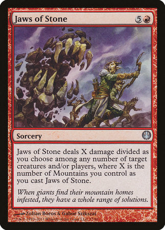 Jaws of Stone [Duel Decks: Knights vs. Dragons] | Dumpster Cat Games