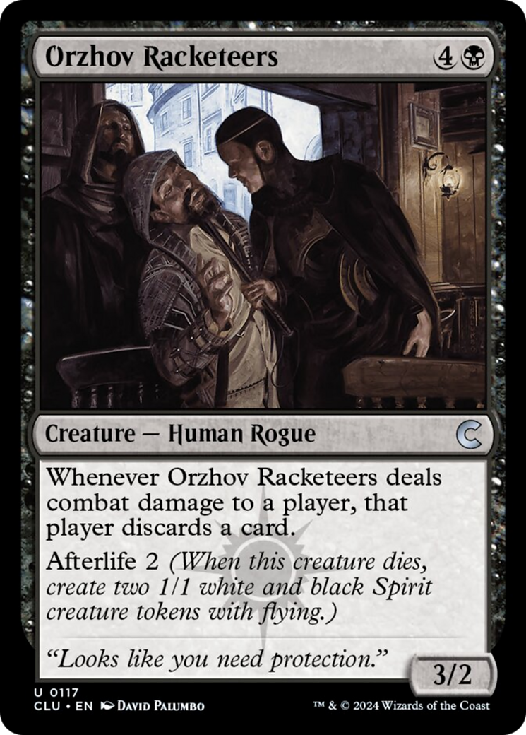 Orzhov Racketeers [Ravnica: Clue Edition] | Dumpster Cat Games