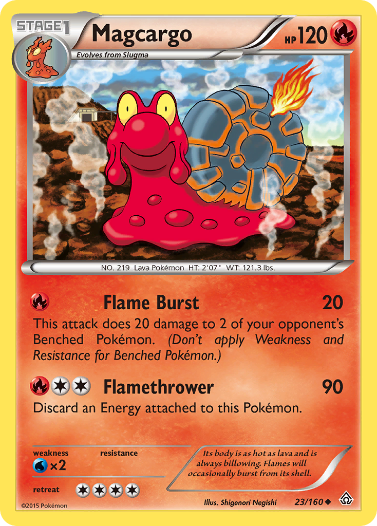 Magcargo (23/160) [XY: Primal Clash] | Dumpster Cat Games