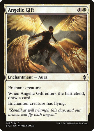 Angelic Gift [Battle for Zendikar] | Dumpster Cat Games
