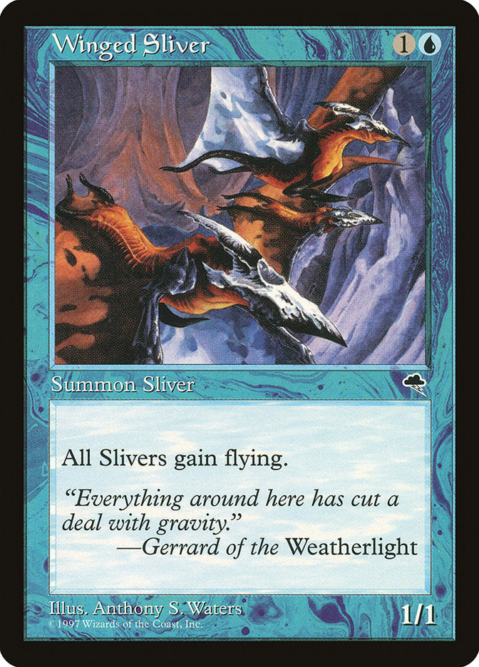 Winged Sliver [Tempest] | Dumpster Cat Games