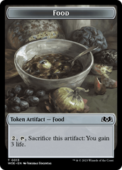 Faerie // Food (0013) Double-Sided Token [Wilds of Eldraine Tokens] | Dumpster Cat Games
