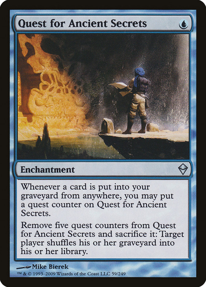 Quest for Ancient Secrets [Zendikar] | Dumpster Cat Games