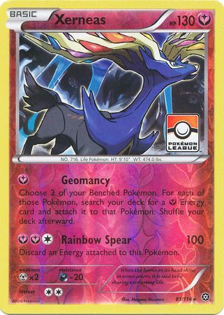 Xerneas (81/114) (Steam Siege League Promo) [XY: Steam Siege] | Dumpster Cat Games