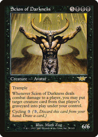 Scion of Darkness [Legions] | Dumpster Cat Games
