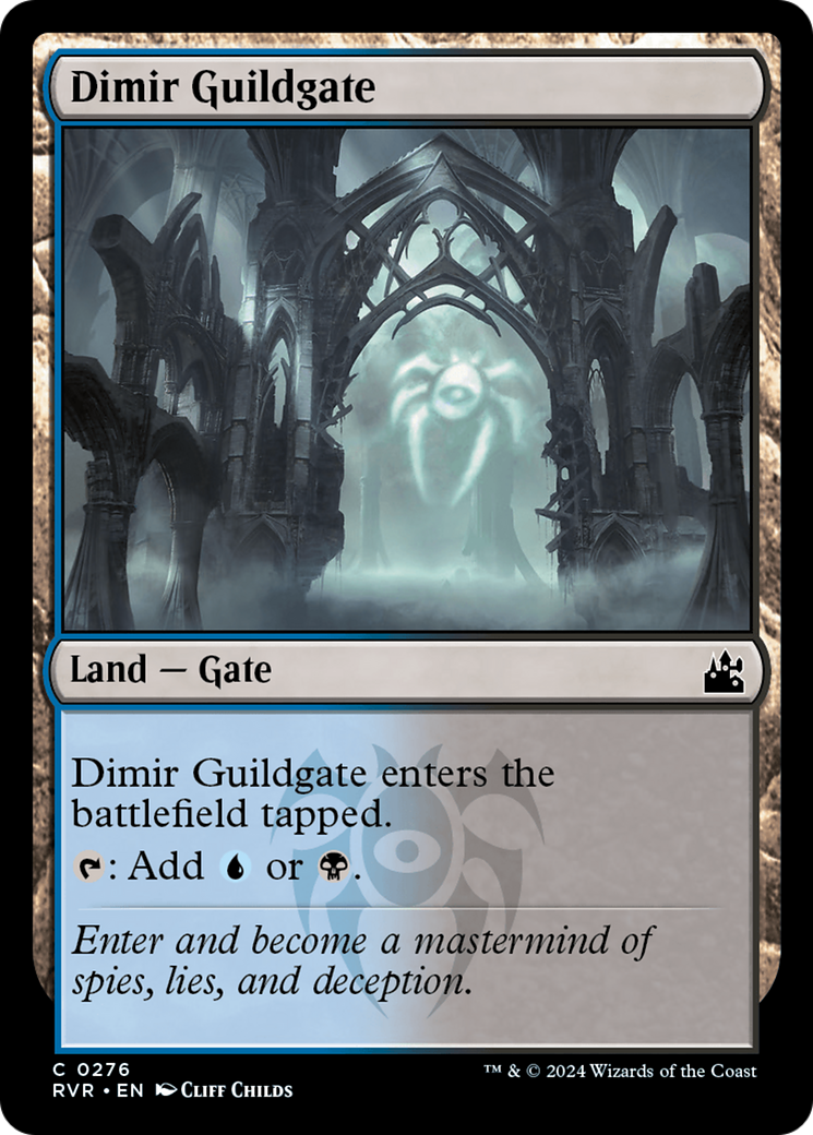 Dimir Guildgate [Ravnica Remastered] | Dumpster Cat Games