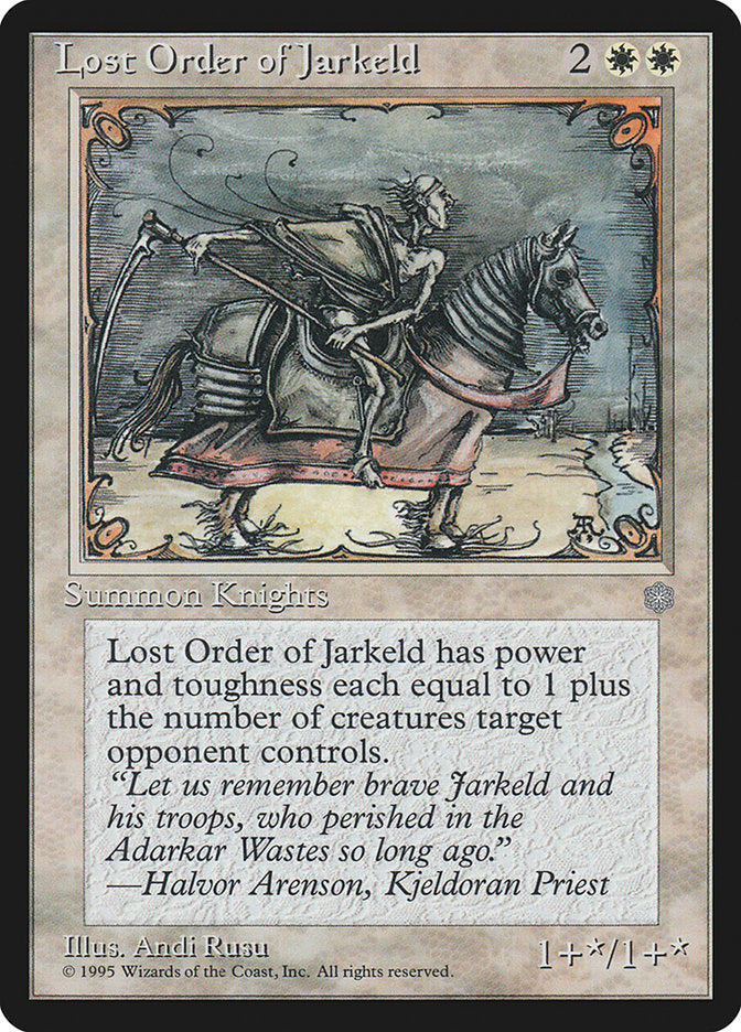 Lost Order of Jarkeld [Ice Age] | Dumpster Cat Games