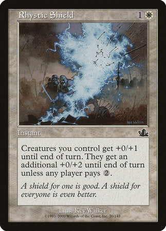 Rhystic Shield [Prophecy] | Dumpster Cat Games