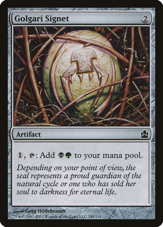 Golgari Signet [Commander 2011] | Dumpster Cat Games