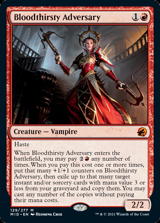 Bloodthirsty Adversary [Innistrad: Midnight Hunt] | Dumpster Cat Games