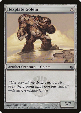 Hexplate Golem [Mirrodin Besieged] | Dumpster Cat Games