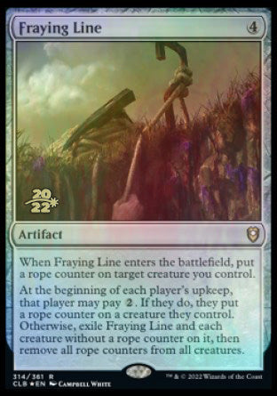 Fraying Line [Commander Legends: Battle for Baldur's Gate Prerelease Promos] | Dumpster Cat Games