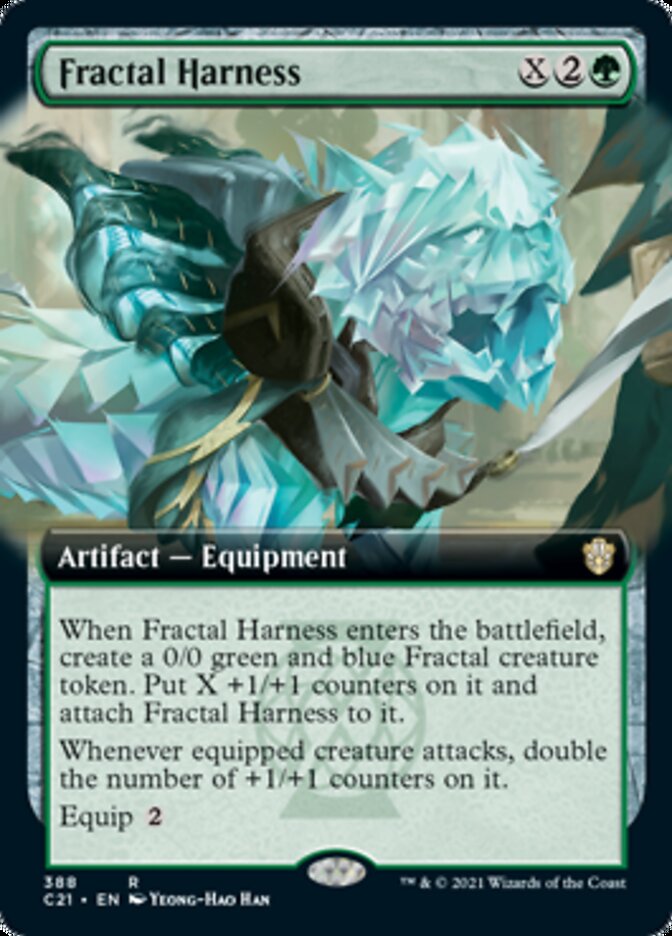 Fractal Harness (Extended) [Commander 2021] | Dumpster Cat Games