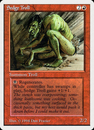 Sedge Troll [Summer Magic / Edgar] | Dumpster Cat Games