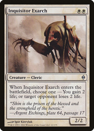 Inquisitor Exarch [New Phyrexia] | Dumpster Cat Games