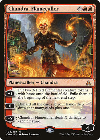 Chandra, Flamecaller [Oath of the Gatewatch] | Dumpster Cat Games