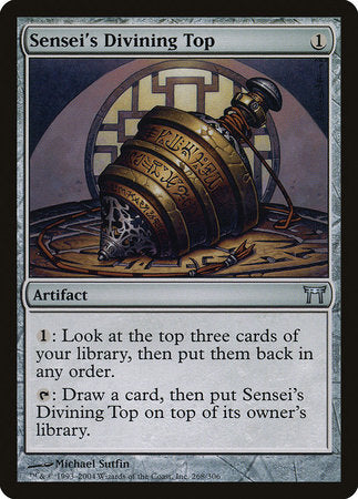 Sensei's Divining Top [Champions of Kamigawa] | Dumpster Cat Games