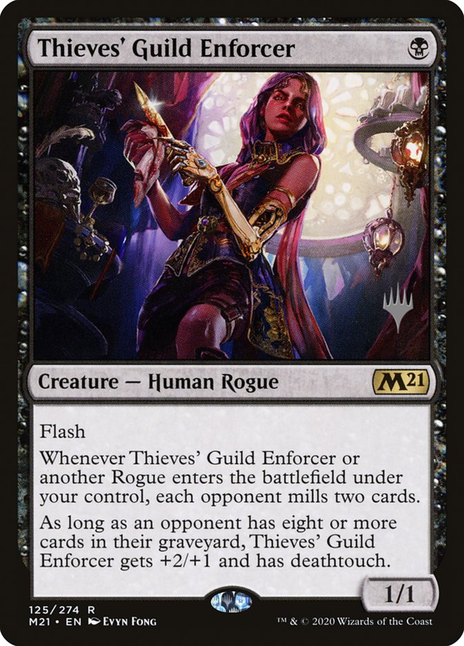 Thieves' Guild Enforcer (Promo Pack) [Core Set 2021 Promos] | Dumpster Cat Games