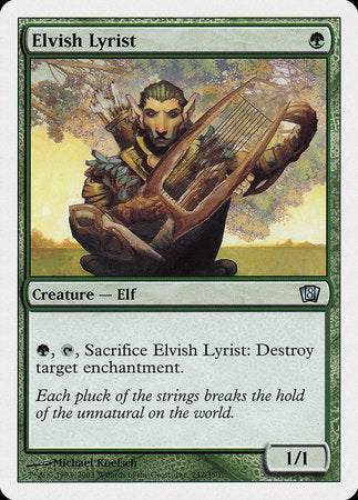 Elvish Lyrist [Eighth Edition] | Dumpster Cat Games
