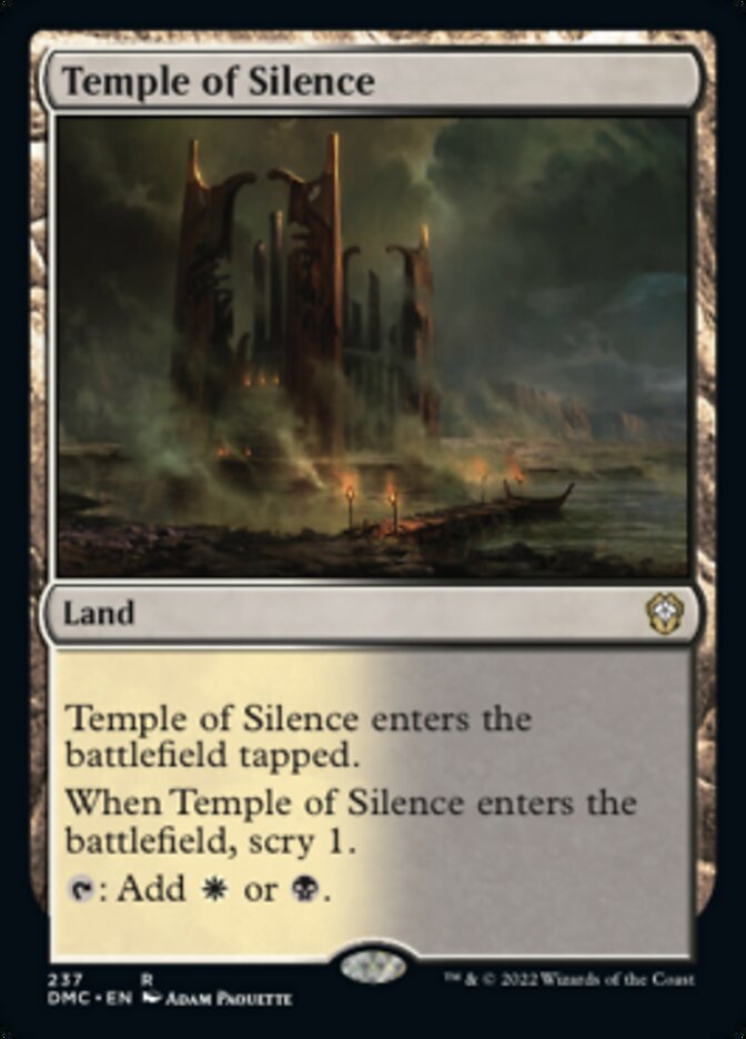 Temple of Silence [Dominaria United Commander] | Dumpster Cat Games