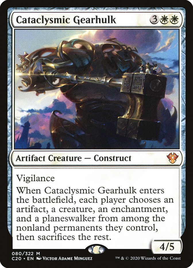 Cataclysmic Gearhulk [Commander 2020] | Dumpster Cat Games