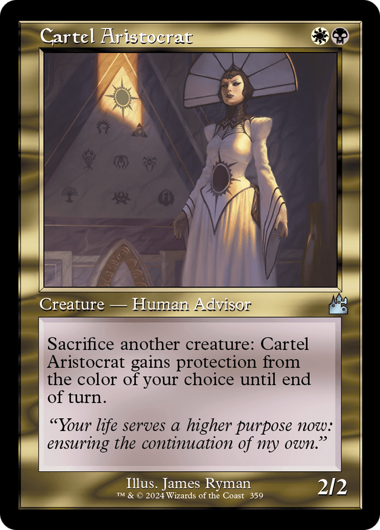 Cartel Aristocrat (Retro Frame) [Ravnica Remastered] | Dumpster Cat Games