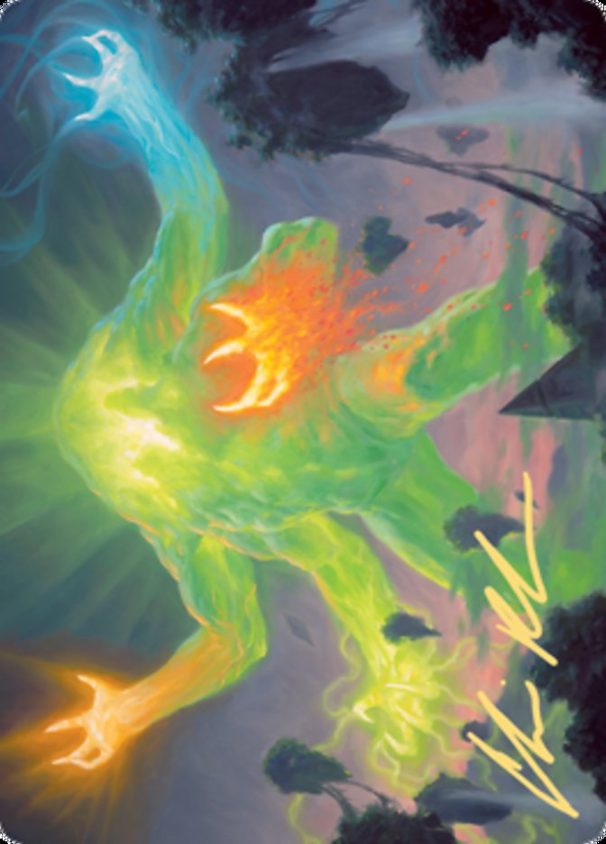 Omnath, Locus of Creation Art Card (Gold-Stamped Signature) [Zendikar Rising Art Series] | Dumpster Cat Games