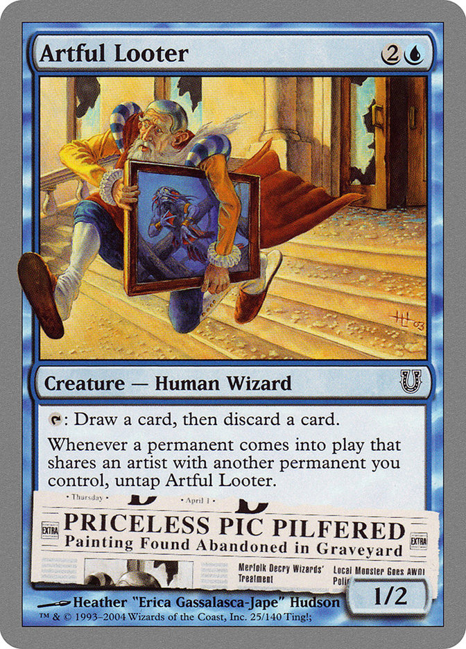 Artful Looter [Unhinged] | Dumpster Cat Games