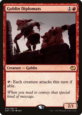 Goblin Diplomats [Duel Decks: Merfolk vs. Goblins] | Dumpster Cat Games