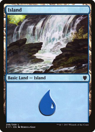 Island (298) [Commander 2017] | Dumpster Cat Games