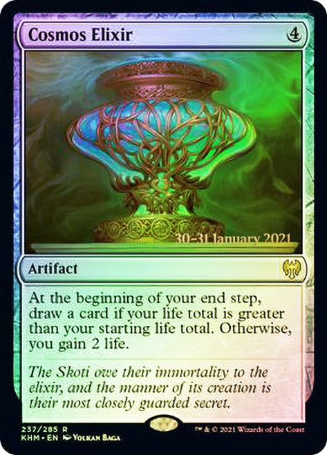 Cosmos Elixir  [Kaldheim Prerelease Promos] | Dumpster Cat Games