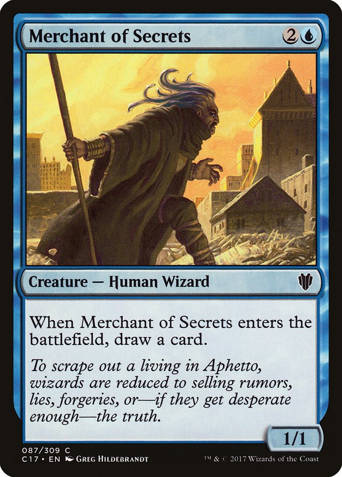Merchant of Secrets [Commander 2017] | Dumpster Cat Games