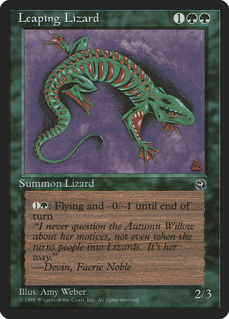 Leaping Lizard [Homelands] | Dumpster Cat Games