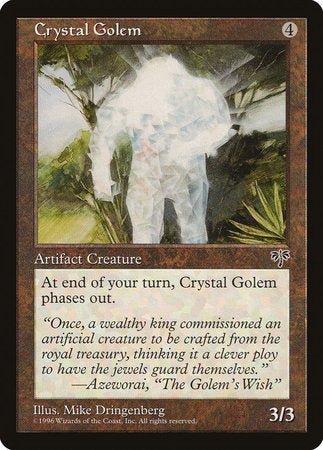 Crystal Golem [Mirage] | Dumpster Cat Games