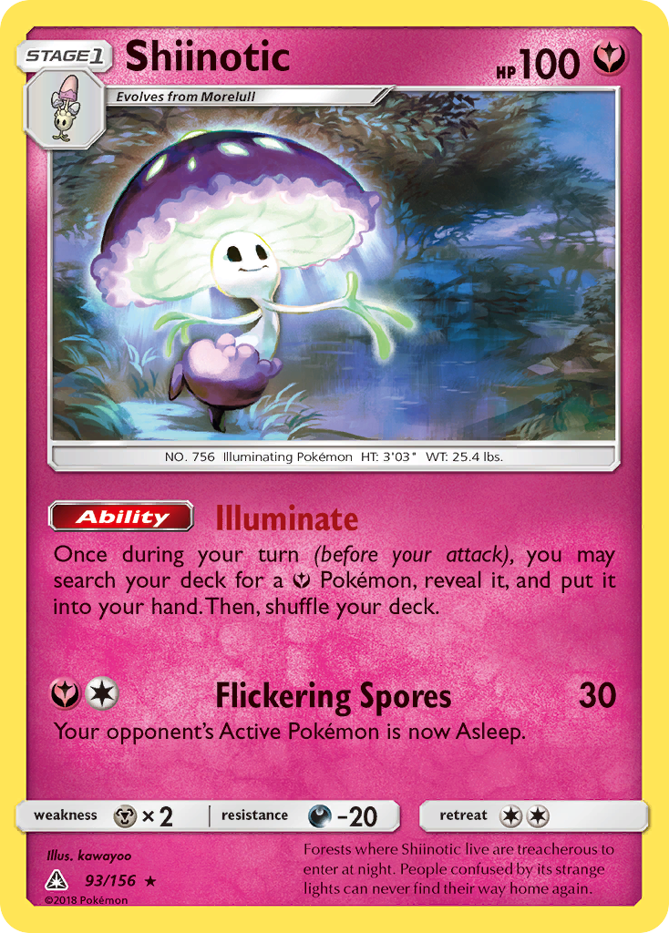 Shiinotic (93/156) [Sun & Moon: Ultra Prism] | Dumpster Cat Games