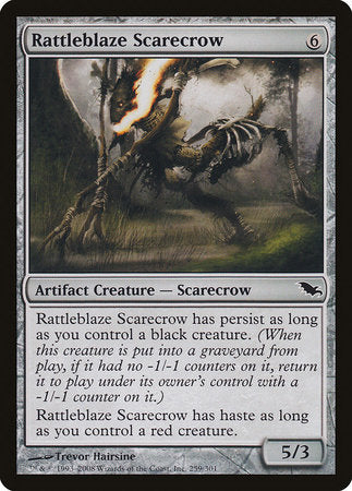 Rattleblaze Scarecrow [Shadowmoor] | Dumpster Cat Games